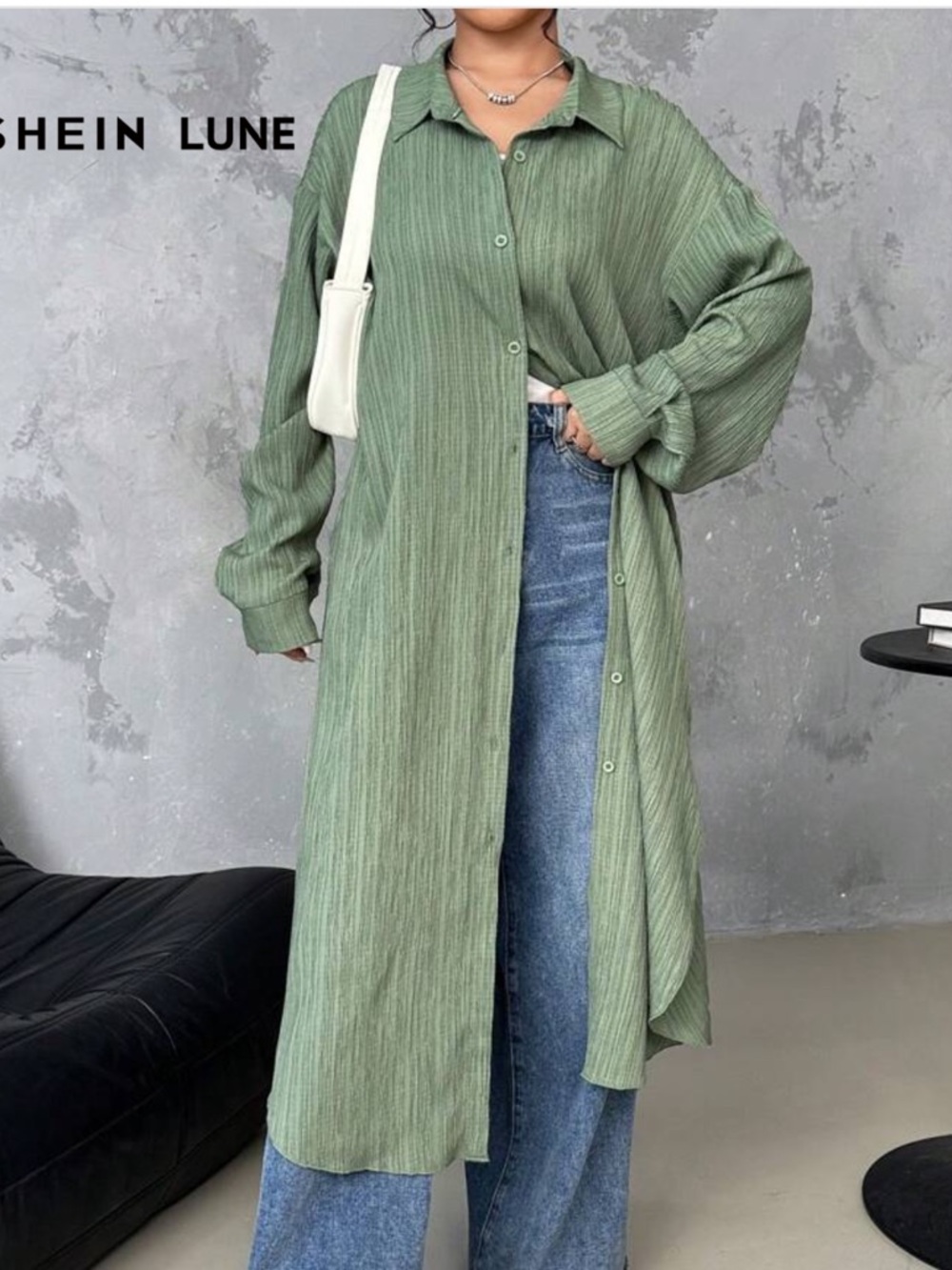 SHEIN Longline Shirt